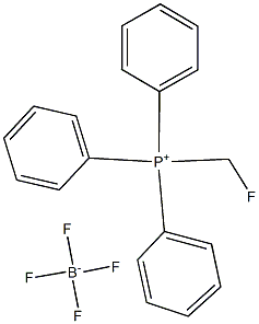 (Fluoromethyl)triphenylphosphonium tetrafluoroborate Struktur