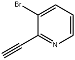 3-ブロモ-2-エチニルピリジン 化学構造式