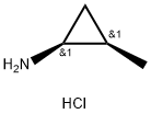 Cis-(1R,2S)-2-methylcyclopropanamine hydrochloride,97311-87-0,结构式