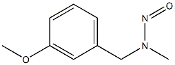 Benzenemethanamine,3-methoxy-N-methyl-N-nitroso- Structure