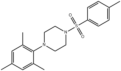 1-mesityl-4-[(4-methylphenyl)sulfonyl]piperazine 化学構造式