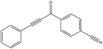 Benzonitrile, 4-(1-oxo-3-phenyl-2-propynyl)- Struktur