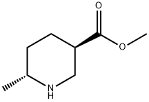 (3R,6R)-6-甲基-3-哌啶甲酸甲酯, 1009376-88-8, 结构式