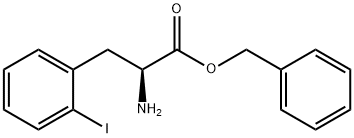 L-2-碘苯丙氨酸苯甲基酯, 1011302-62-7, 结构式