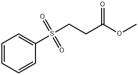 3-(苯磺酰基)丙酸甲酯,10154-72-0,结构式