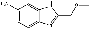 2-(methoxymethyl)-1H-benzimidazol-6-amine 化学構造式