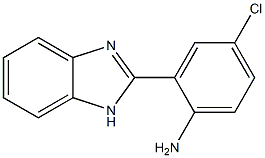 Benzenamine,2-(1H-benzimidazol-2-yl)-4-chloro- 化学構造式