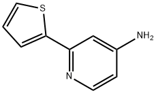 2-(噻吩-2-基)吡啶-4-胺, 1020540-64-0, 结构式