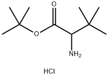 DL-tert-Leucine 1,1-dimethylethyl ester hydrochloride Struktur