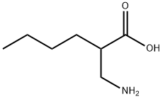 2-(aminomethyl)hexanoic acid Structure