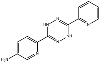 6-[1,4-DIHYDRO-6-(2-PYRIDINYL)-1,2,4,5-TETRAZIN-3-YL]-3-PYRIDINAMINE 结构式
