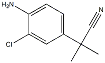 2-(4-amino-3-chloro-phenyl)-2-methyl-propionitrile Structure