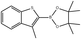 (3-METHYLBENZO[B]THIOPHEN-2-YL)BORONIC ACID PINACOL ESTER Struktur