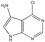 4-氯-2-甲硫-7H-吡咯[2,3-D]嘧啶 结构式