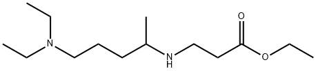 ethyl 3-{[5-(diethylamino)pentan-2-yl]amino}propanoate Struktur