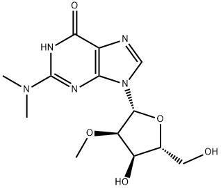 2'-O-Methyl-N2,N2-dimethyl-guanosine Struktur
