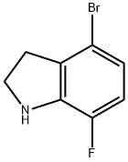 4-溴-7-氟二氢吲哚, 1157099-18-7, 结构式