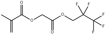 2-oxo-2-(2,2,3,3,3-pentafluoropropoxy)ethyl methacrylate,1176273-16-7,结构式