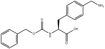 N-Cbz-L-4-aminomethylPhenylalanine Structure
