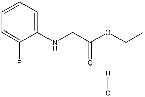 DL-2-氟苯甘氨酸乙酯盐酸盐, 118119-91-8, 结构式