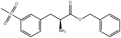 benzyl (S)-2-amino-3-(3-(methylsulfonyl)phenyl)propanoate Struktur