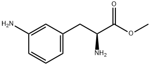 3-氨基-L-苯丙氨酸甲酯, 1213487-53-6, 结构式