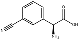 S-3-氰基苯甘氨酸,1213875-77-4,结构式