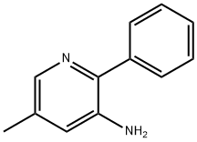 5-METHYL-2-PHENYLPYRIDIN-3-AMINE, 1214323-20-2, 结构式