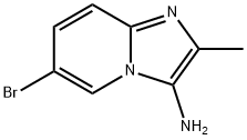 6-BROMO-2-METHYLIMIDAZO[1,2-A]PYRIDIN-3-AMINE 结构式