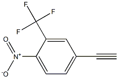 4-乙炔基-1-硝基-2-(三氟甲基)苯,1233513-10-4,结构式