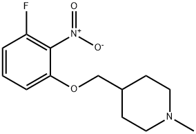 4-[(3-Fluoro-2-nitrophenoxy)methyl]-1-methylpiperidine price.