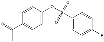 Benzenesulfonic acid, 4-fluoro-, 4-acetylphenyl ester