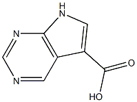 7H-吡咯并[2,3-D]嘧啶-5-羧酸,1234616-77-3,结构式