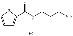 N-(3-氨基丙基)噻吩-2-甲酰胺盐酸, 1235440-89-7, 结构式