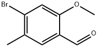 4-Bromo-2-methoxy-5-methylbenzaldehyde Struktur