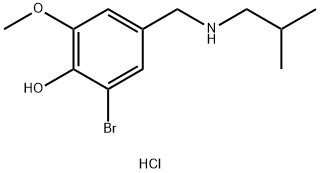 2-bromo-6-methoxy-4-{[(2-methylpropyl)amino]methyl}phenol hydrochloride,1240567-59-2,结构式