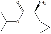 RS-2-环丙基甘氨酸异丙酯, 1250777-83-3, 结构式