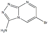 3-AMINO-6-BROMO-[1,2,4]TRIAZOLO[4,3-A]PYRIMIDINE,1252803-85-2,结构式