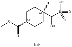 sodiumhydroxy((1r,4r)-4-(methoxycarbonyl)cyclohexyl)methanesulfonate Struktur