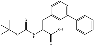 3-(Biphenyl-3-yl)-2-(Boc-amino)propanoic acid Structure