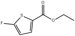Ethyl 5-fluorothiophene-2-carboxylate 结构式