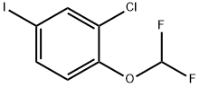 2-chloro-1-(difluoromethoxy)-4-iodobenzene,1261604-63-0,结构式