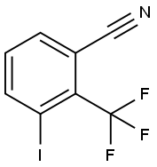 3-IODO-2-(TRIFLUOROMETHYL)BENZONITRILE 结构式