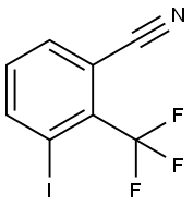 3-Iodo-2-(trifluoromethyl)benzonitrile Structure