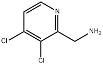 3,4-Dichloro-2-pyridinemethanamine Structure