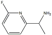 1-(6-fluoropyridin-2-yl)ethan-1-amine, 1270357-74-8, 结构式