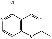 2-chloro-4-ethoxynicotinaldehyde Struktur