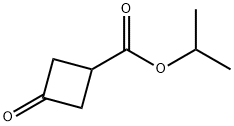 isopropyl3-oxocyclobutane-1-carboxylate Struktur