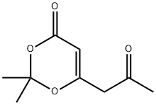 2,2-二甲基-6-(2-氧丙基)-4H-1,3-二恶英-4-酮,130473-38-0,结构式