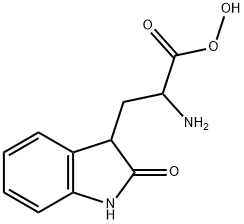 1H-Indole-3-propanoicacid, a-amino-2,3-dihydro-3-hydroxy-2-oxo- Structure